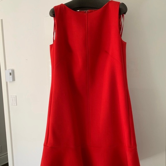 Luisa Spagnoli red wool blend dress - Picture 6 of 8